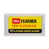 Feather Recâmbio Navalha de Barbear Dupla 10uds