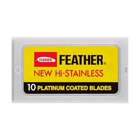 Feather Recâmbio Navalha de Barbear Dupla 10uds