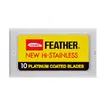 Feather Recâmbio Navalha de Barbear Dupla 10uds