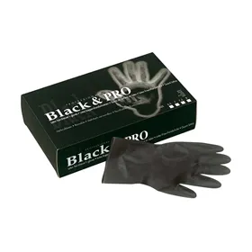 Sibel Black & Pro Luvas de Látex Preto 20uds
