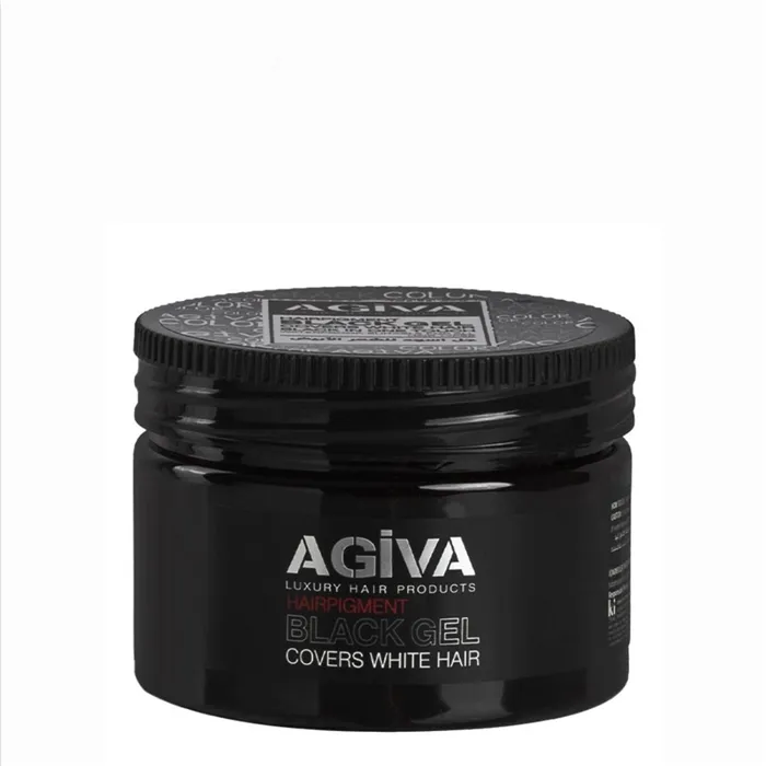 Agiva Hair Pigment Black Gel coiffant 250 ml