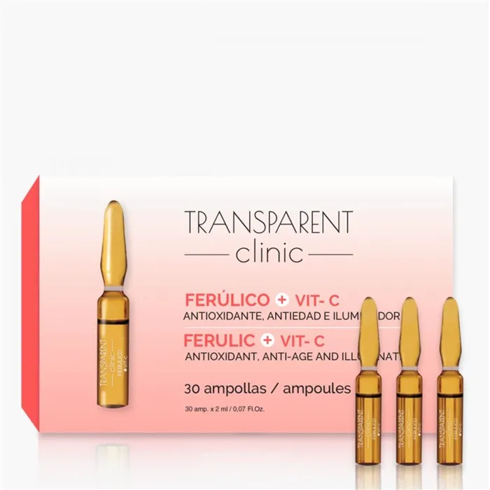 Transparent Clinic Tratamiento Ferulico + Vitamina C 30x2ml