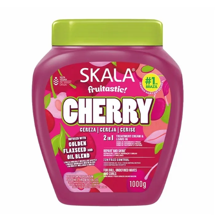 Skala Crema Amaciador 2 em 1 Cereja Frutástica 1000ml