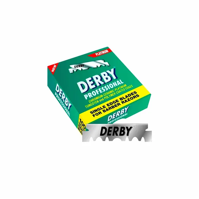 Lâminas de Barbear Derby Lâminas Afeitar Folha Partida 100uds