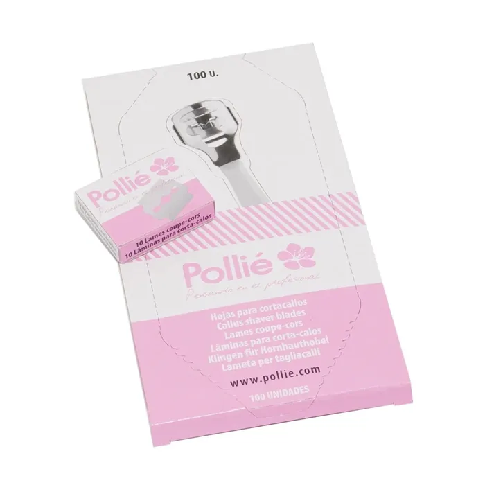 Pollie Dispensador Cuchilla Corta Callos 100uds