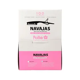 Navalha Desecável Pollie 100uds