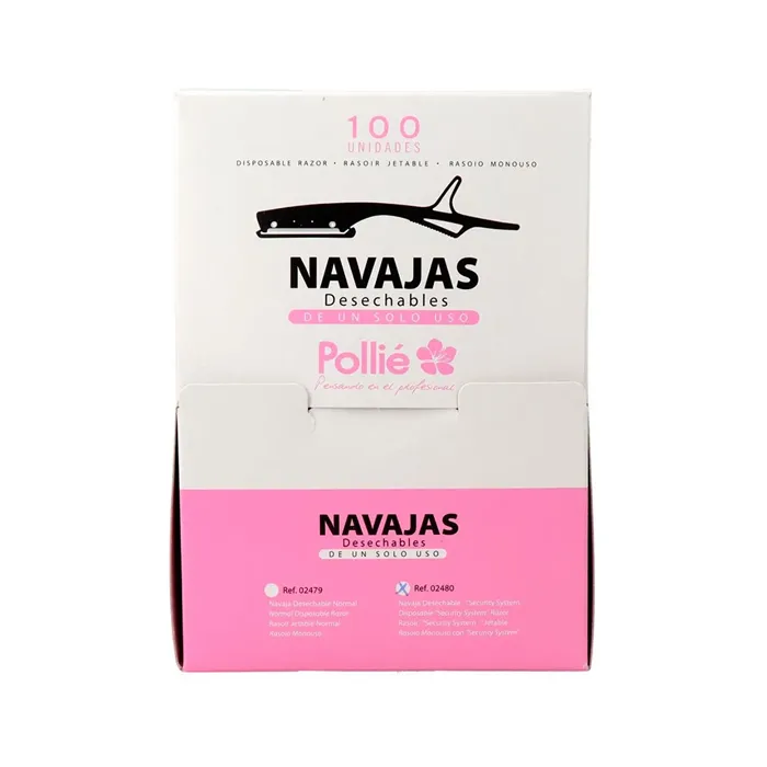 Pollie rasoir coupe-chou jetable 100uds
