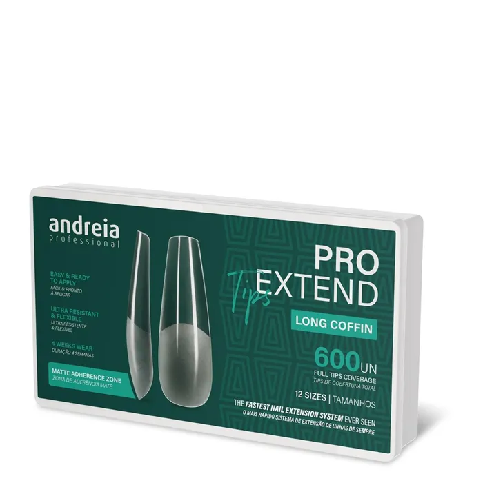 Andreia Pro Extend Tips Long 600uds