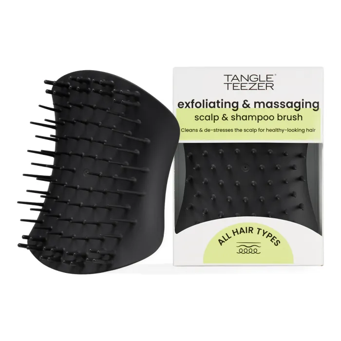 Tangle Teezer Cepillo Scalp Exfoliator Black