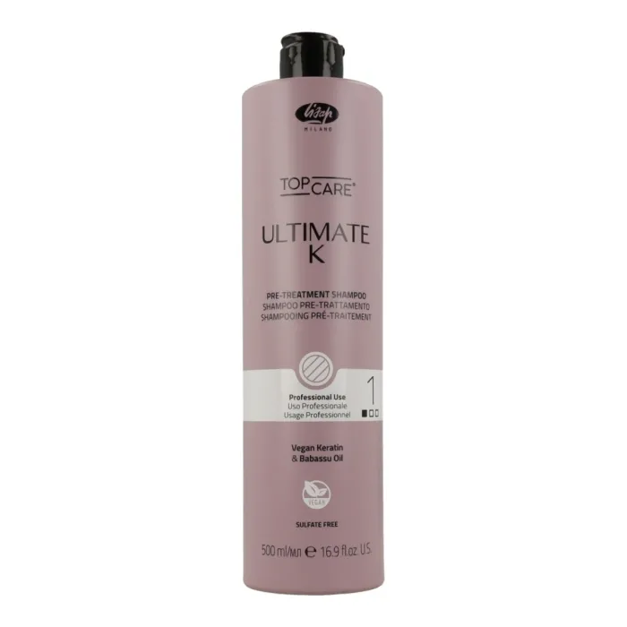 Lisap Ultimate K Pre-Treatment Shampoo Step 1 500ml