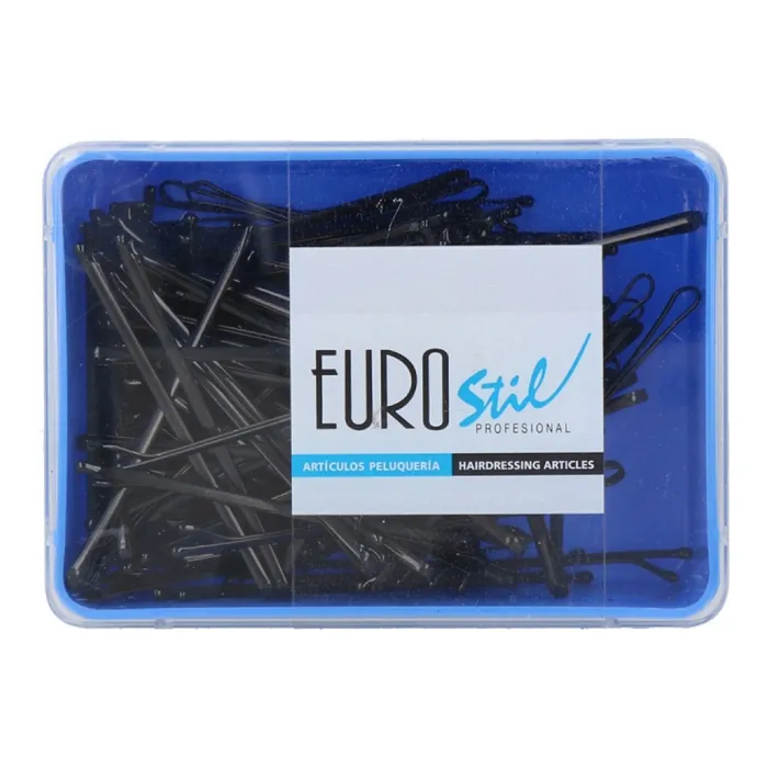 Eurostil Clips Negro 70mm 150 Unidades