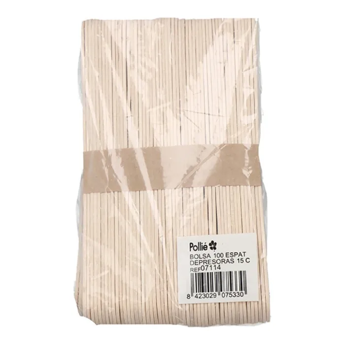 Eurostil Espátulas Depresoras Bolsa 100U 15cm
