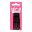 Eurostil Sabrina Clips Negro 48mm 12 Unidades