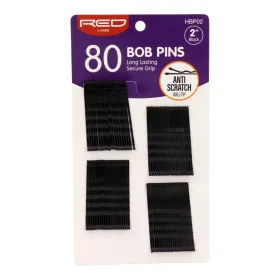 Red Kiss Bob PinS 2" 80 Peças Cor Black Gancho