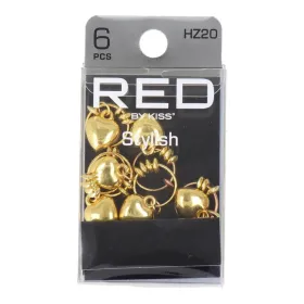 Red Kiss Braid Charm