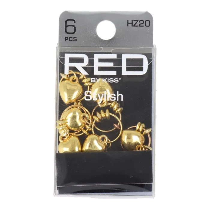 Red Kiss Braid Charm