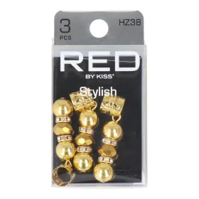 Red Kiss Braid Charm