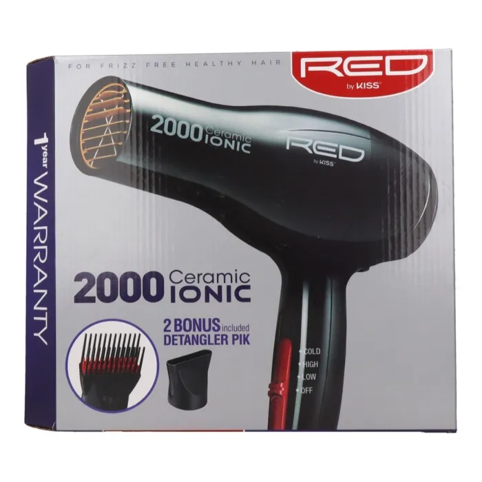 Red Kiss Ceramic 2000 Ionic 2 Bonus Incluído Secador