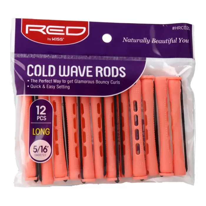 Red Kiss Cold Wave Bigudi 5/16" 12 Piezas Pink