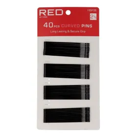 Red Kiss Curved Pins 2 3/4″ 40uds