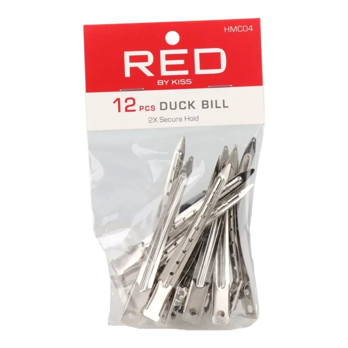 Red Kiss Duck Bill 12Ct Clips