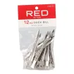 Clips Red Kiss Duck Bill 12 Ct