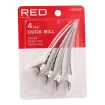 Red Kiss Duck Bill 4 Piezas Clips