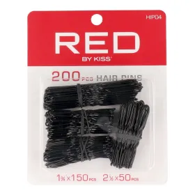 Red Kiss Hair Pins 1 3.4 2 1.2 200uds Black