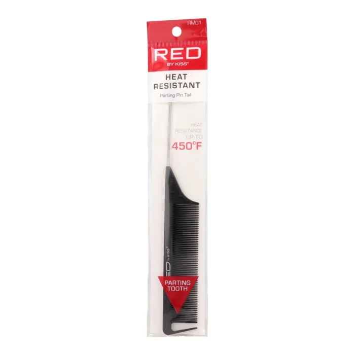 Red Kiss Heat Resistant Parting Pin Tail Peine