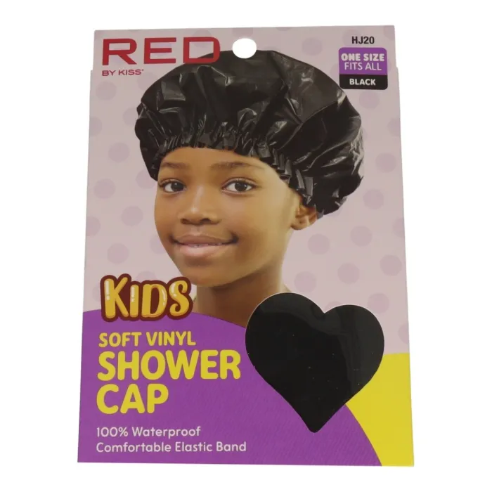 Red Kiss Kids Touca de Banho Infantil Preta