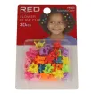 Red Kiss Kids Mini Flower Claw Clips 30