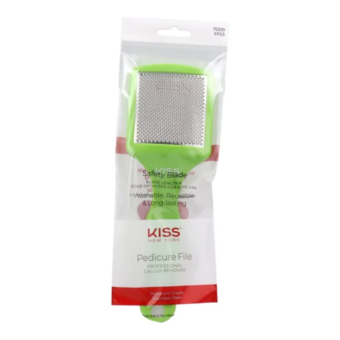 Red Kiss Kny Pedicure File Green Raspador de Callos