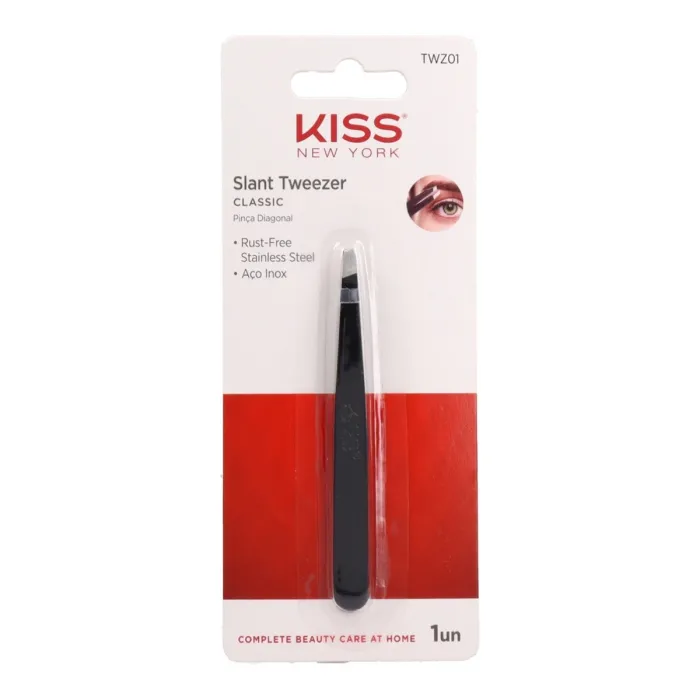 Red Kiss Ksny Premium Precision Slant Tip Tweezer Pinça Depilar
