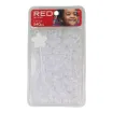 Red Kiss L Hair Beads 240uds Clear