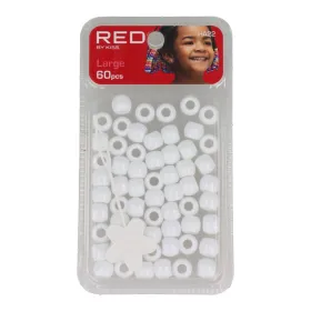Red Kiss L Hair Beads 60uds