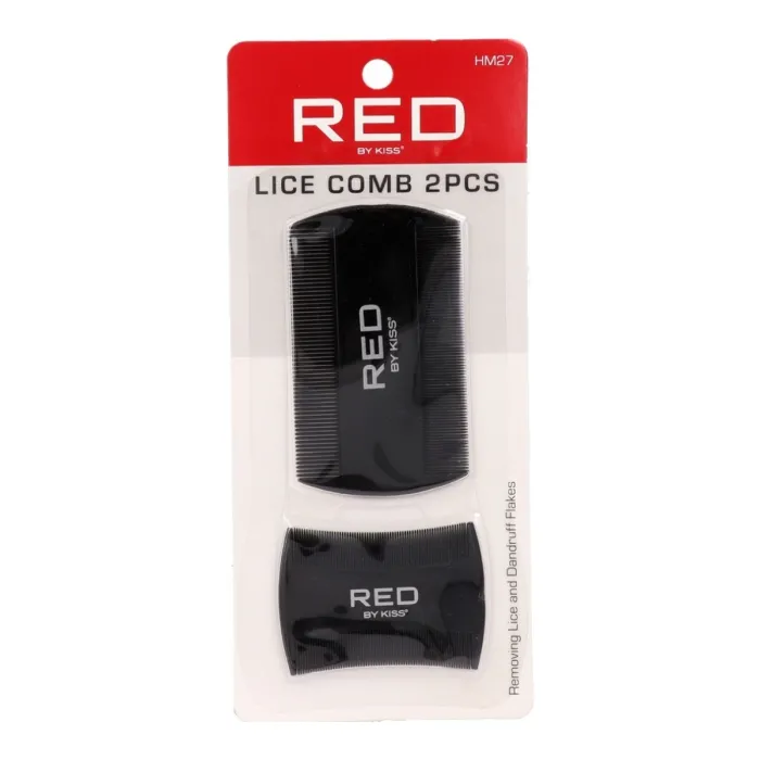 Pente de cabeleireiro Red Kiss Lice Comb 2 Peças