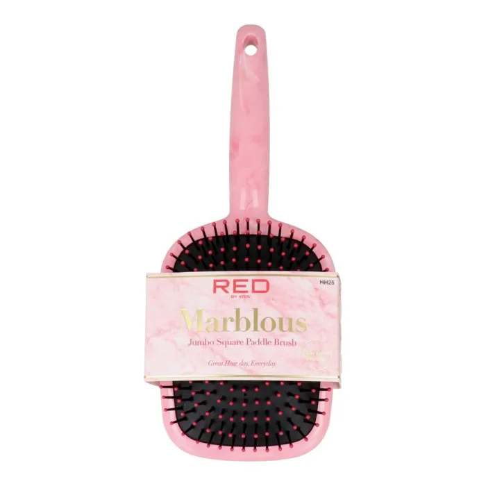 Red Kiss Marblous Jumbo Paddle Brush