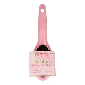 Red Kiss Marblous Mini Round Paddle Brush