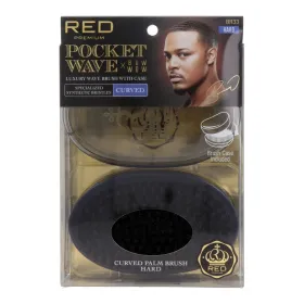 Red Kiss Pocket Wave Boar Cepillo Hard
