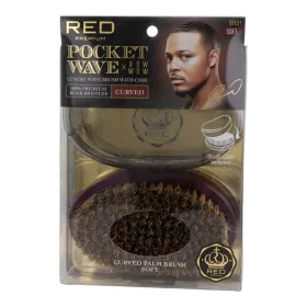 Red Kiss Pocket Wave Boar Cepillo Soft
