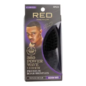 Red Kiss Power Wave Palm Boar Escova de Cabelo Medium Hard