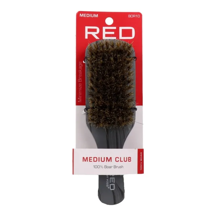 Red Kiss Professional 100% Boar Medium Curve Brush Cepilllo