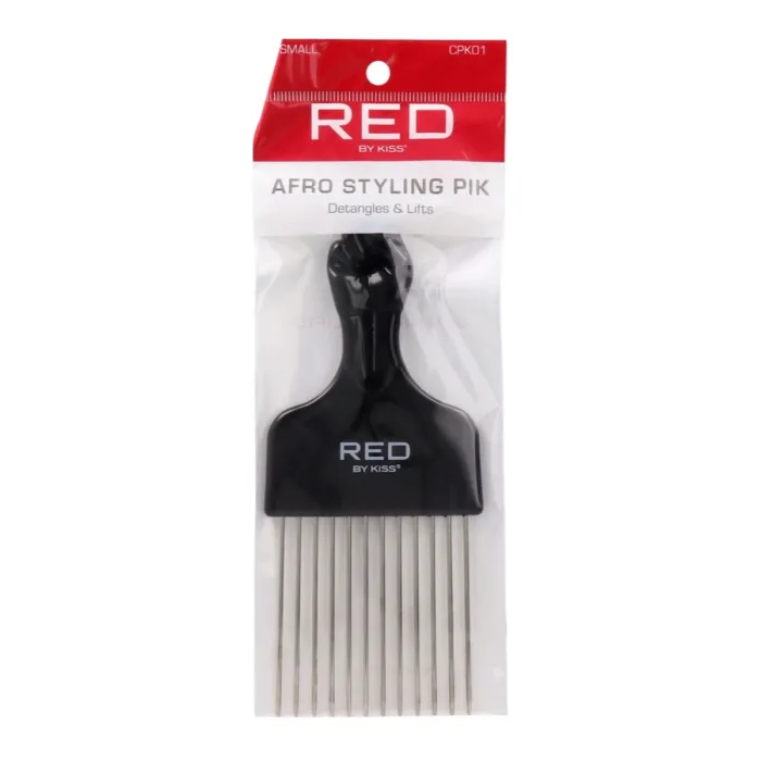 Red Kiss Professional Afro Styling Pik Small Pente de Cabeleireiro