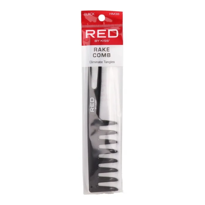 Pente Red Kiss Rake Comb