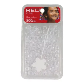 Red Kiss Regular Hair Beads 200uds