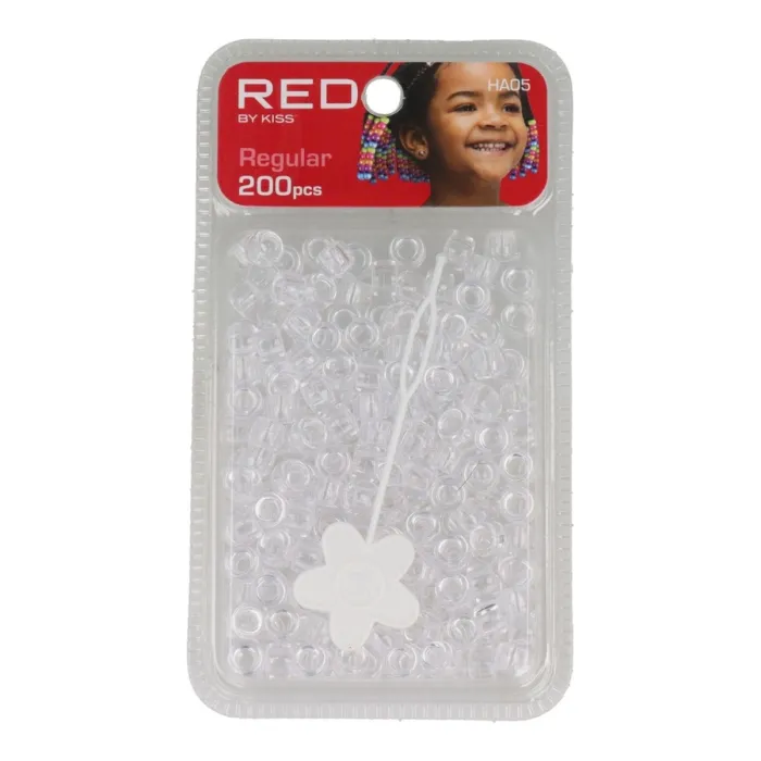 Red Kiss Regular Hair Beads 200uds