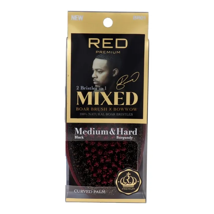Red Kiss Rpm Medium Hard Mixed Palm Boar Escova