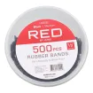 Red Kiss Rubber Band Medium 500 Peças Elásticos de Cabelo