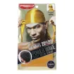 Red Kiss Silky Satin Durag Gold Capa de Cabello