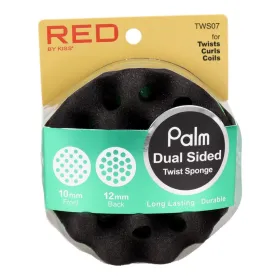 Red Kiss Twist Esponja para el Cabello Palm Double Side